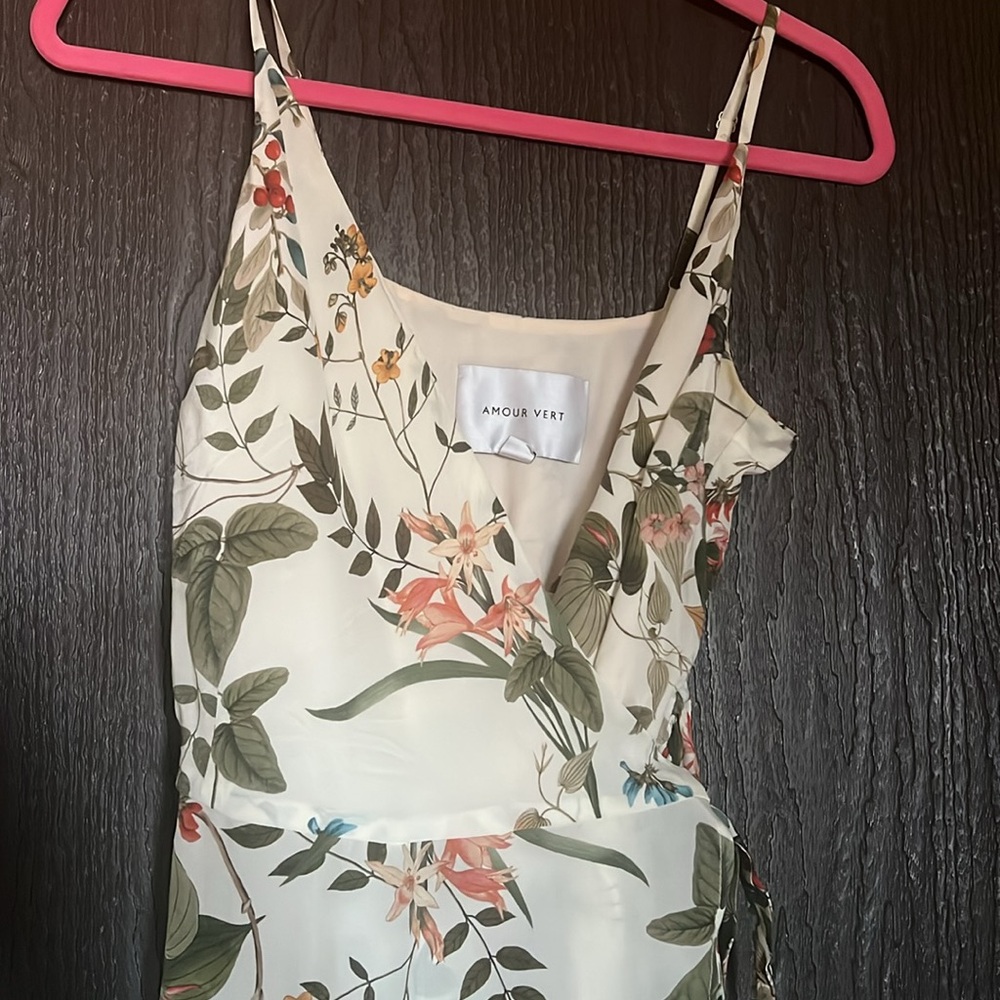 Amour Vert Floral Wrap Dress